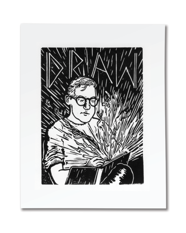 "Magic" Linocut Print